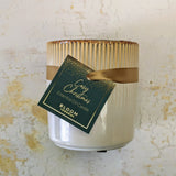 Cosy Christmas Large Gold Dusted Dual Wick Candle