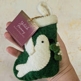 NEW! Yuletide Harmony Christmas Felt Stocking