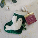 NEW! Yuletide Harmony Christmas Felt Stocking